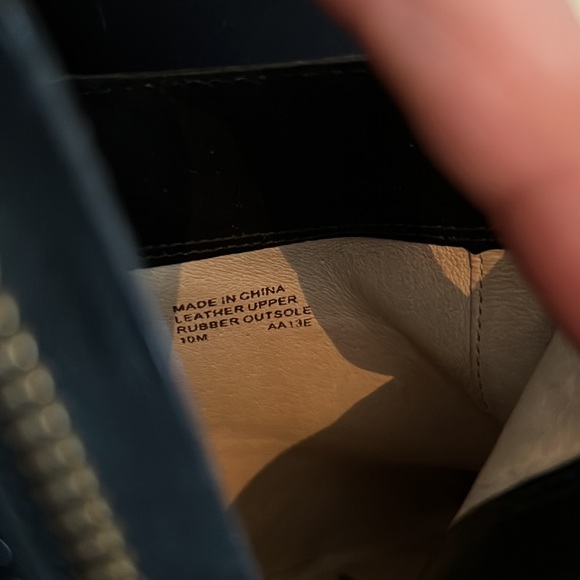 MICHAEL Michael Kors Black Leather & Python York Ankle Boots Size 10 - Picture 14 of 14